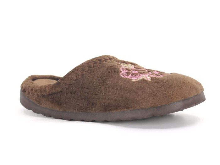 Gezer Zenne 16065.00 Nakışlı Gondol Ev Terliği Kahve - Gezer