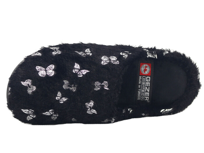 Gezer Zenne 16072.00 Havlulu Gondol Ev Terliği Siyah - Gezer (1)