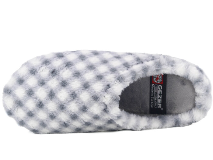 Gezer Zenne 16074.00 Havlulu Traşlı Ev Terliği Gri - Gezer (1)