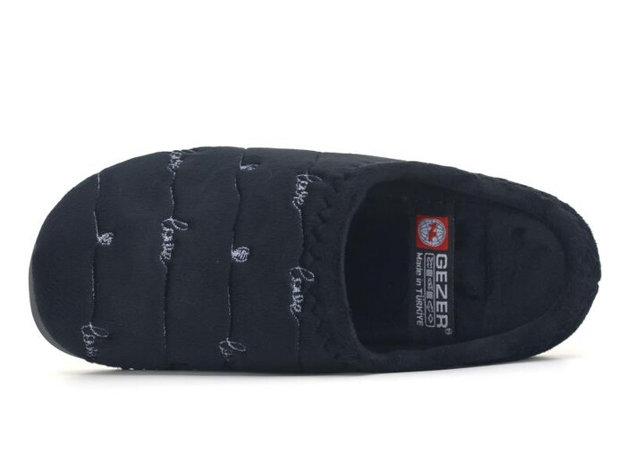 Gezer Zenne 16079.00 Nakışlı Gondol Ev Terliği Siyah - Gezer (1)