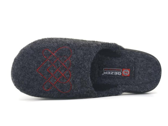 Gezer Zenne 16089.00 Keçeli Traşlı Ev Terliği Antrasit - Gezer (1)