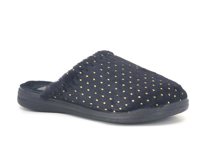 Gezer Zenne 16097.00 Havlulu Traşlı Ev Terliği Siyah - 1