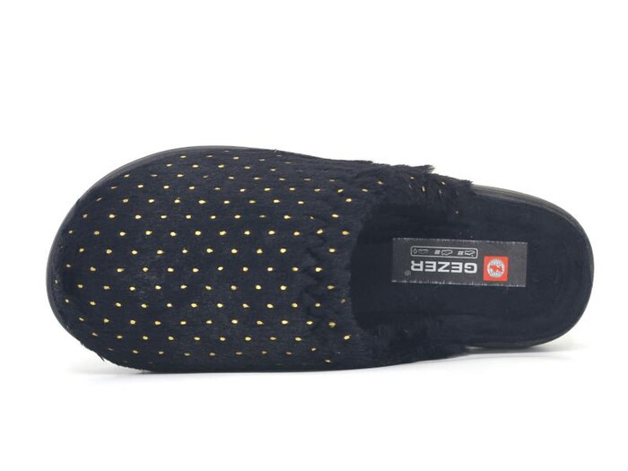 Gezer Zenne 16097.00 Havlulu Traşlı Ev Terliği Siyah - Gezer (1)