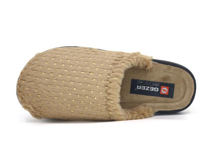 Gezer Zenne 16097.00 Havlulu Traşlı Ev Terliği Sütlü Kahve - Gezer (1)