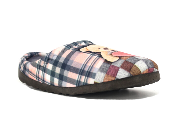 Gezer Zenne 16108.00 Gondol Ev Terliği Pembe - Gri - Gezer