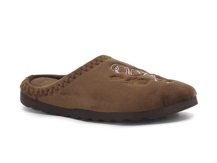 Gezer Zenne 16114.00 Nakışlı Gondol Ev Terliği Kahve - Gezer