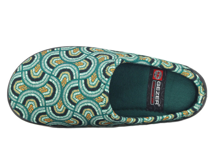 Gezer Zenne 16124.00 PVC Gondol Kışlık Ev Terliği Petrol Yeşili - Gezer (1)