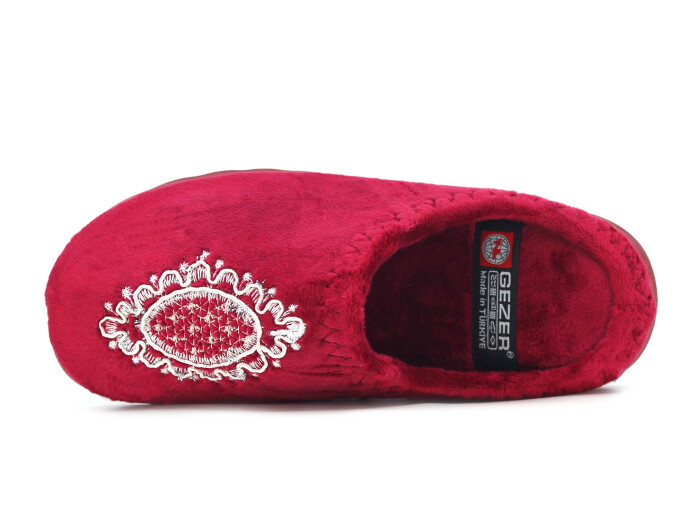 Gezer Zenne 16128.00 Nakışlı Gondol Ev Terliği Bordo - 2