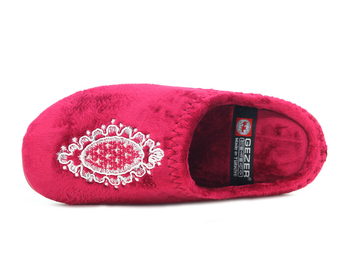 Gezer Zenne 16128.00 Nakışlı Gondol Ev Terliği Bordo - Gezer (1)