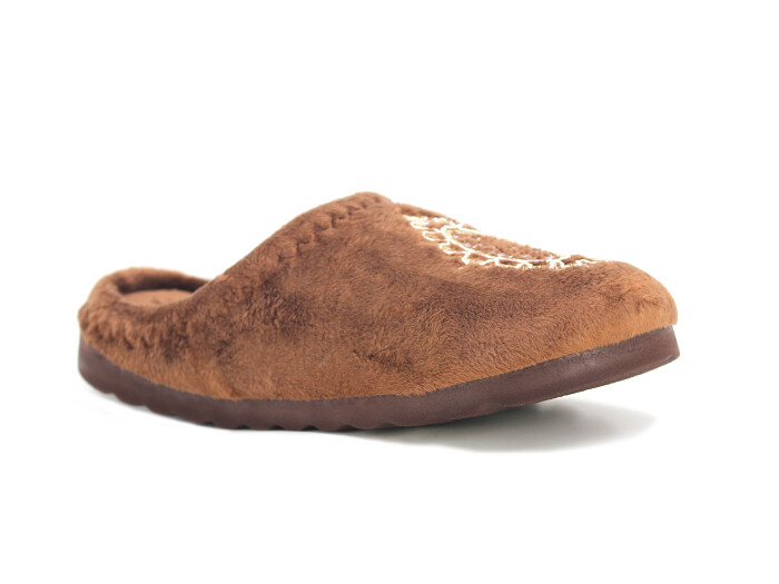 Gezer Zenne 16128.00 Nakışlı Gondol Ev Terliği Kahve - Gezer