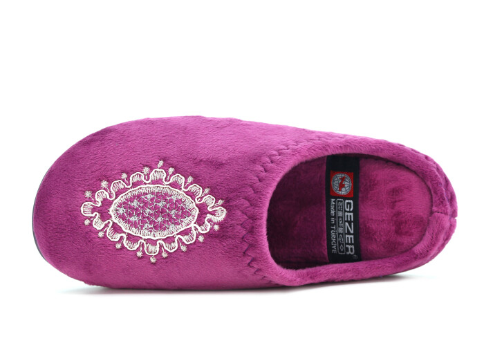 Gezer Zenne 16128.00 Nakışlı Gondol Ev Terliği Mor - Gezer (1)