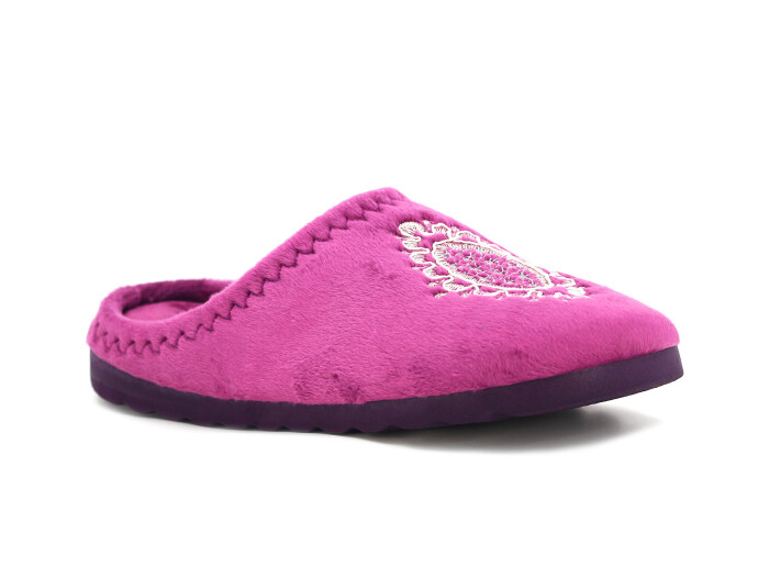 Gezer Zenne 16128.00 Nakışlı Gondol Ev Terliği Mor - Gezer