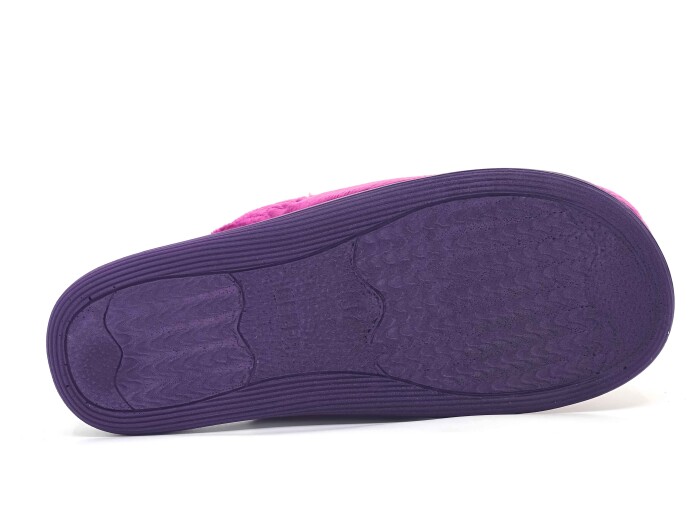 Gezer Zenne 16129.00 Nakışlı Traşlı Ev Terliği Mor - 3