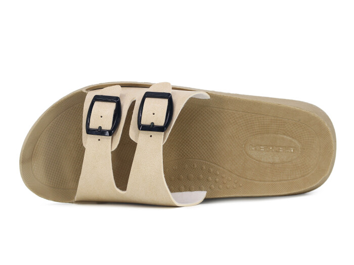 Gezer Zenne 16131.01 Çift Toka Günlük Terlik Bej - Gezer (1)