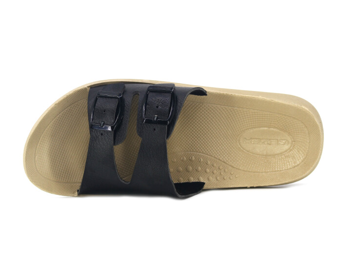 Gezer Zenne 16131.01 Çift Toka Günlük Terlik Siyah - Gezer (1)