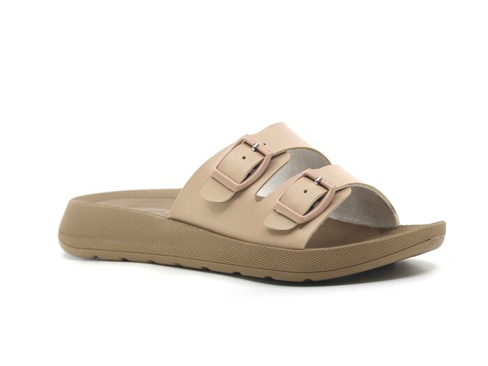 Gezer Zenne 16131.02 Çift Toka Günlük Terlik Kum Beji - 1