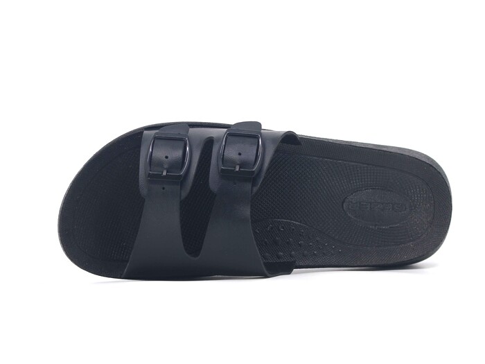 Gezer Zenne 16131.02 Çift Toka Günlük Terlik Siyah - Gezer (1)