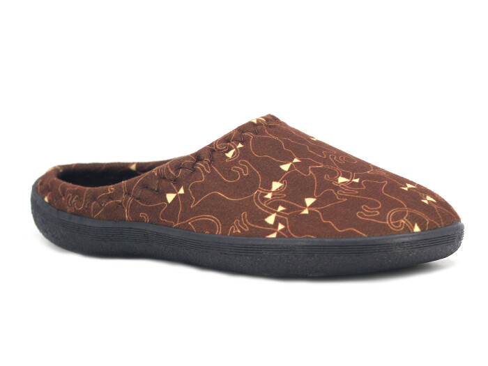 Gezer Zenne 16162.00 PVC Gondol Kışlık Ev Terliği Kahve - Gezer