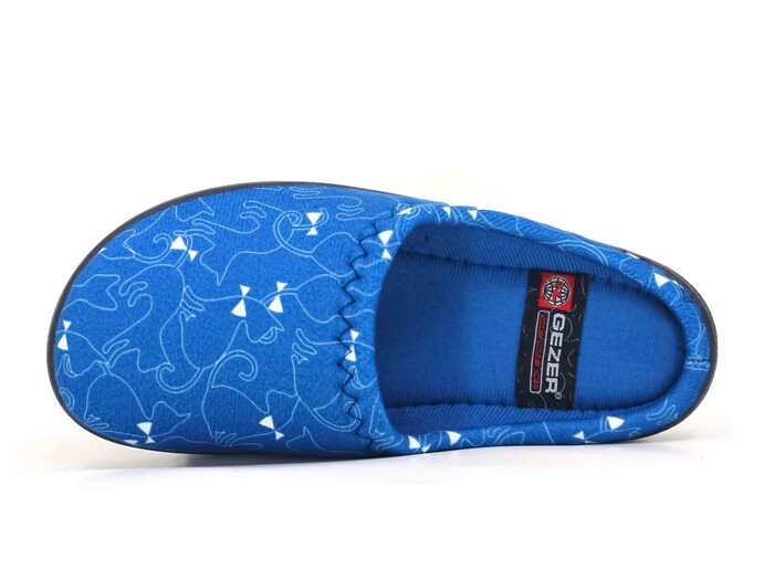 Gezer Zenne 16162.00 PVC Gondol Kışlık Ev Terliği Petrol Mavisi - 2