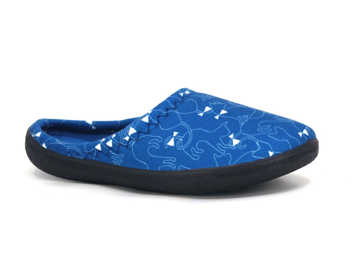 Gezer Zenne 16162.00 PVC Gondol Kışlık Ev Terliği Petrol Mavisi - Gezer