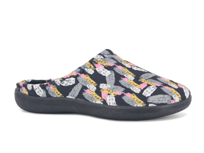 Gezer Zenne 16163.00 PVC Gondol Kışlık Ev Terliği Siyah - Gezer