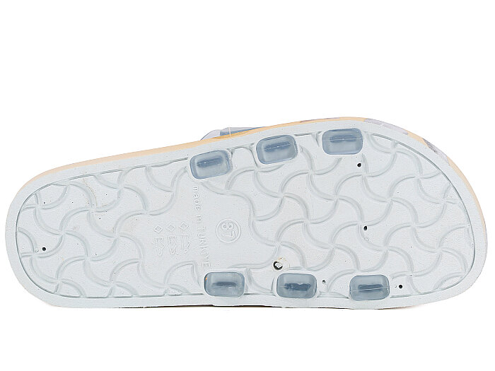 Gezer Zenne 16308.00 Air Blow Çift Toka Kaydırmaz Terlik Beyaz - Kahve - 3