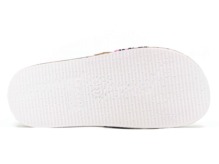 Gezer Zenne 16381.01 Düz Yüz Figürlü Günlük Terlik Beyaz - Siyah - 3