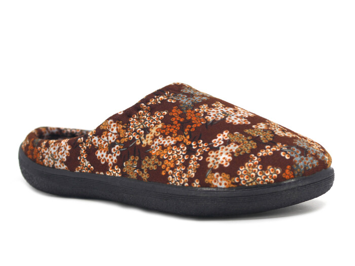 Gezer Zenne 16385.02 PVC Gondol Kışlık Ev Terliği Kahve - Gezer