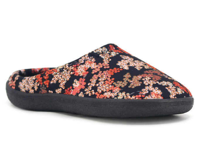 Gezer Zenne 16385.02 PVC Gondol Kışlık Ev Terliği Siyah - Gezer