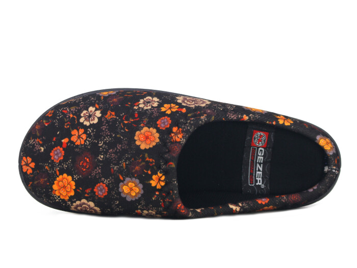 Gezer Zenne 16385.01 PVC Gondol Kışlık Ev Terliği Siyah - Gezer (1)