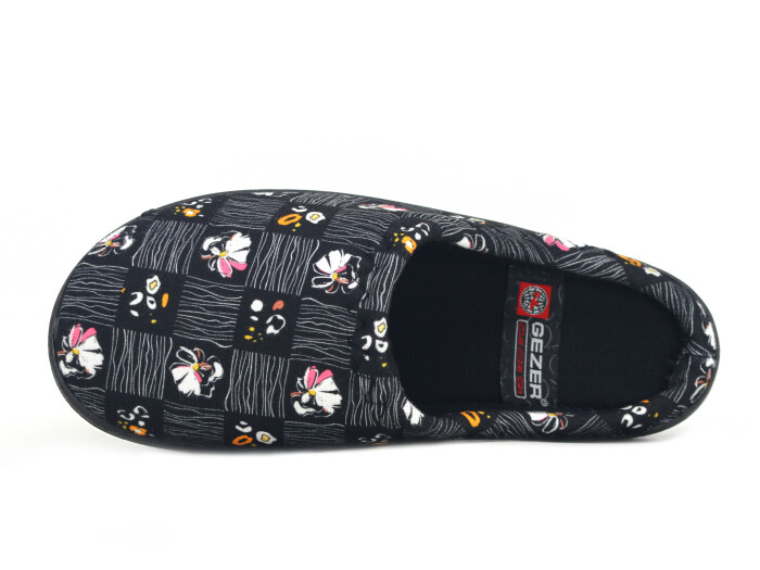 Gezer Zenne 16385.03 PVC Gondol Kışlık Ev Terliği Siyah - Gezer (1)