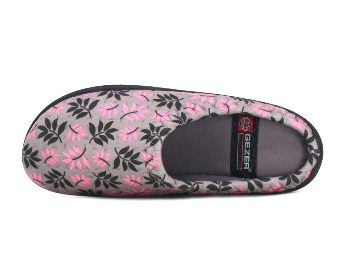 Gezer Zenne 16391.00 PVC Gondol Kışlık Ev Terliği Gri - Gezer (1)