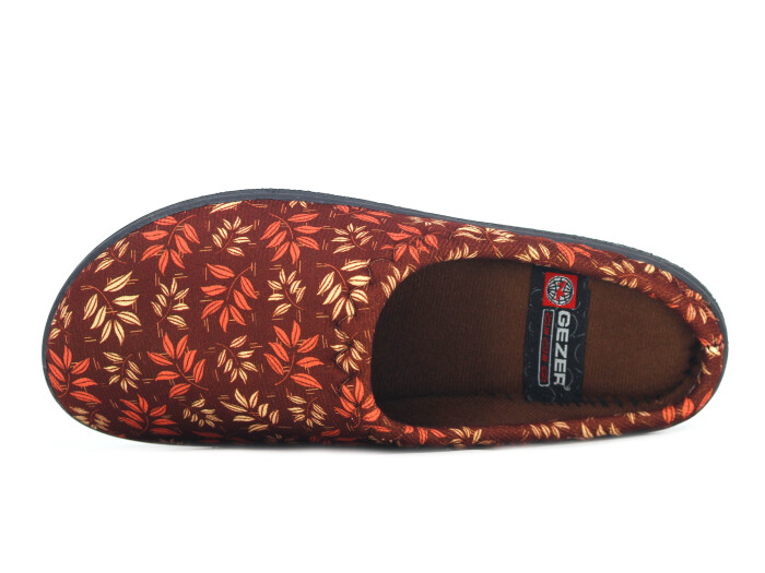 Gezer Zenne 16391.00 PVC Gondol Kışlık Ev Terliği Kahve - Gezer (1)