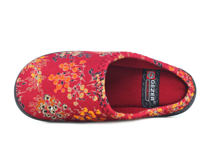 Gezer Zenne 16392.00 PVC Gondol Kışlık Ev Terliği Bordo - 2