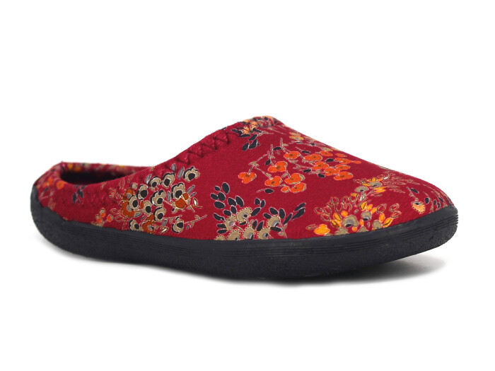 Gezer Zenne 16392.00 PVC Gondol Kışlık Ev Terliği Bordo - 1