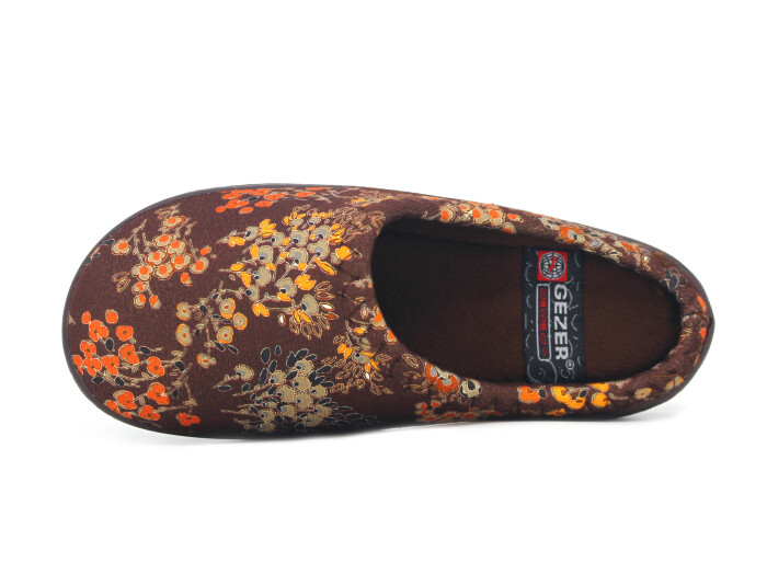 Gezer Zenne 16392.00 PVC Gondol Kışlık Ev Terliği Kahve - Gezer (1)