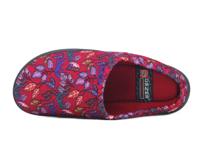 Gezer Zenne 16393.00 PVC Gondol Kışlık Ev Terliği Bordo - 2