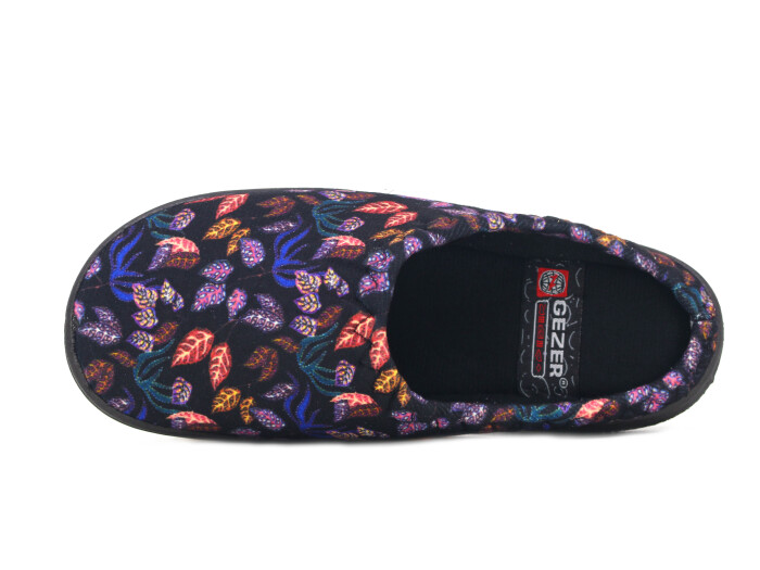 Gezer Zenne 16393.00 PVC Gondol Kışlık Ev Terliği Siyah - Gezer (1)