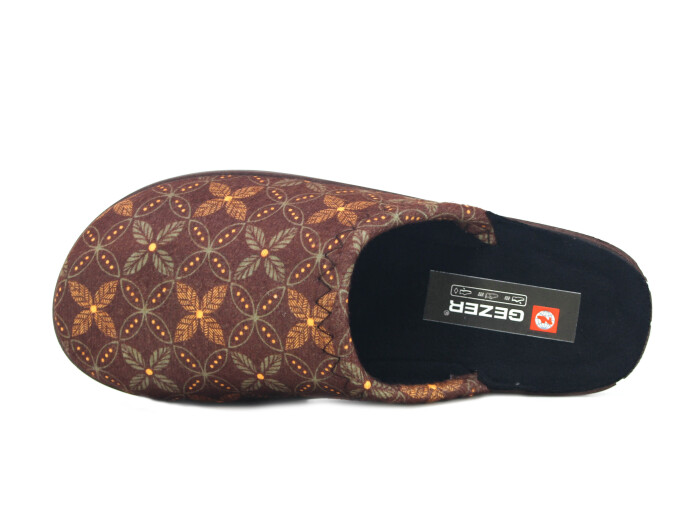 Gezer Zenne 16419.00 Traşlı Ev Terliği Kahve - Gezer (1)