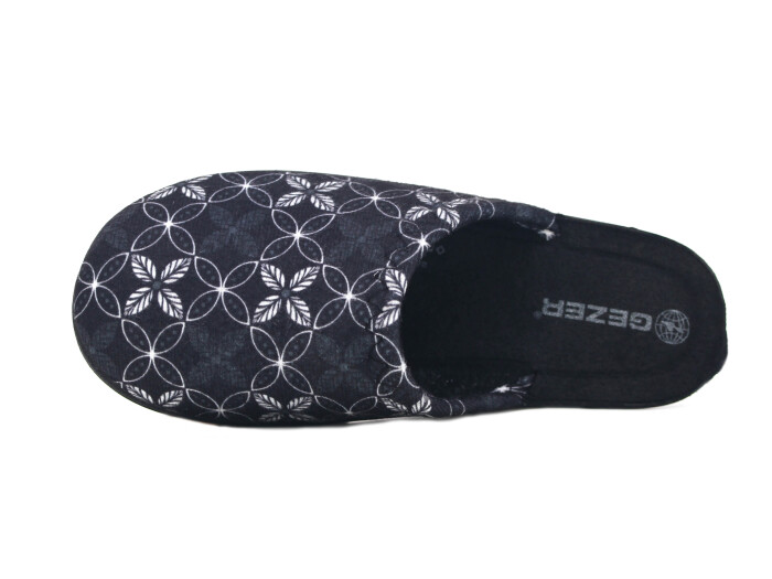 Gezer Zenne 16419.01 Traşlı Ev Terliği Siyah - Gezer (1)