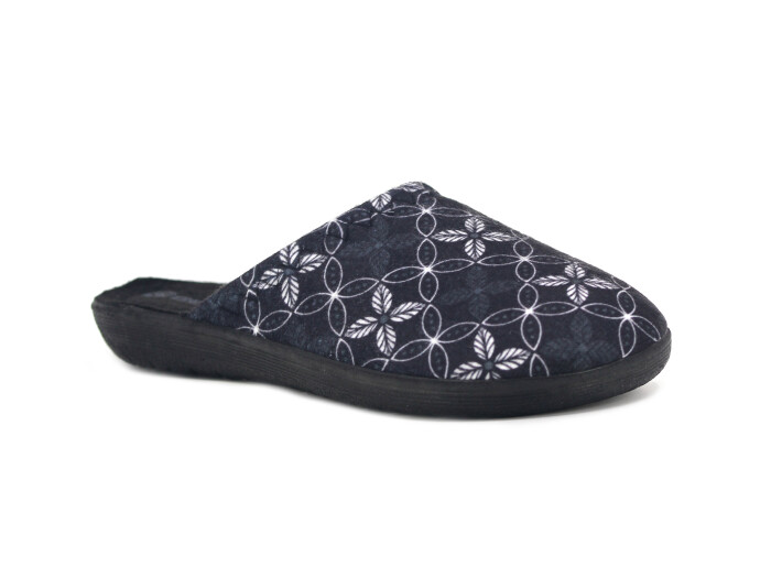 Gezer Zenne 16419.01 Traşlı Ev Terliği Siyah - Gezer