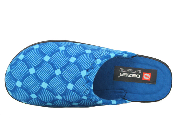 Gezer Zenne 16420.00 Traşlı Ev Terliği Petrol Mavisi - Gezer (1)