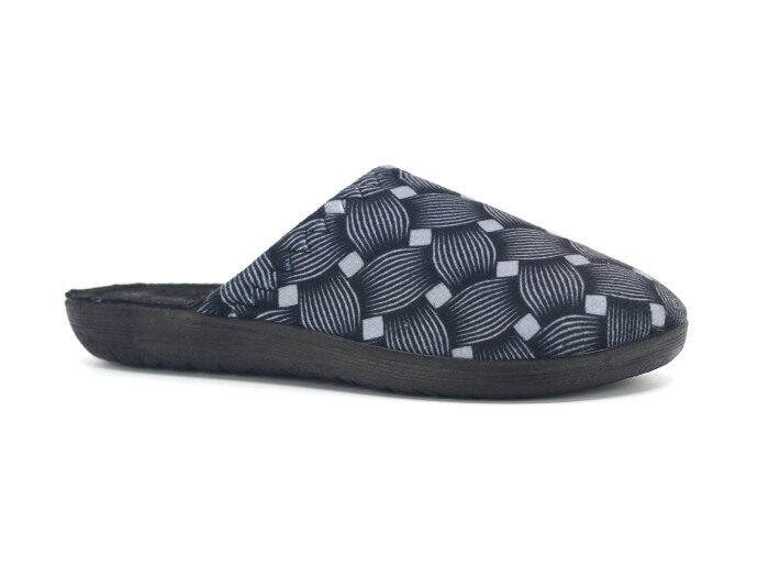 Gezer Zenne 16420.01 Traşlı Ev Terliği Siyah - 1