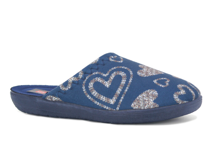 Gezer Zenne 16421.00 Traşlı Ev Terliği Lacivert 