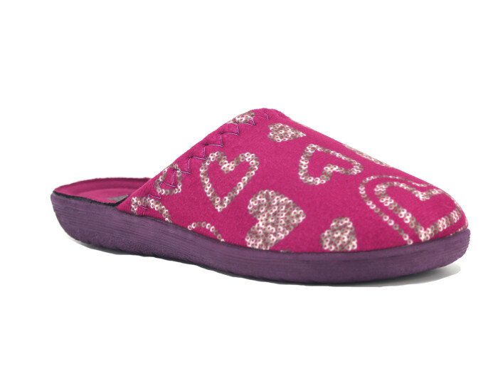 Gezer Zenne 16421.00 Traşlı Ev Terliği Mor - 1