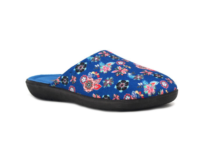 Gezer Zenne 16422.00 Traşlı Ev Terliği Petrol Mavisi - Gezer