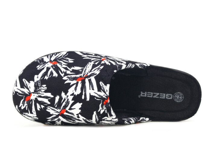 Gezer Zenne 16423.01 Traşlı Ev Terliği Siyah - Gezer (1)