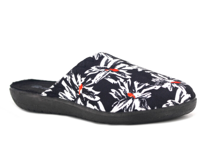 Gezer Zenne 16423.01 Traşlı Ev Terliği Siyah - Gezer