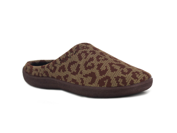 Gezer Zenne 16424.00 PVC Gondol Kışlık Ev Terliği Kahve - Gezer