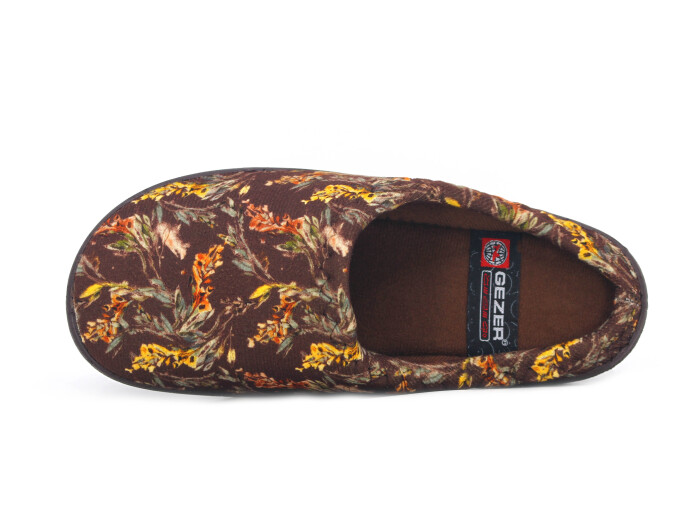 Gezer Zenne 16666.00 PVC Gondol Kışlık Ev Terliği Kahve - Gezer (1)